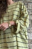 Porto Button Back Breton Tunic Soft Olive 